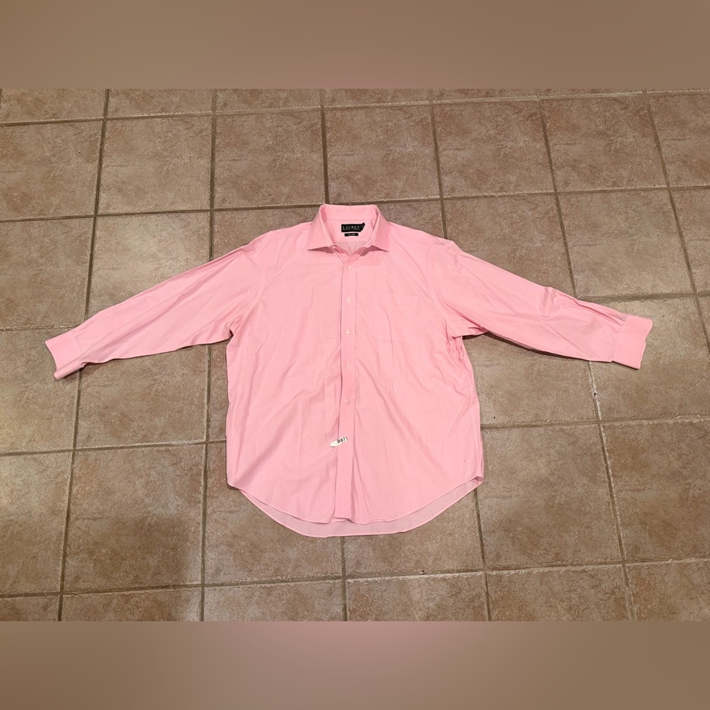 Ralph Lauren Light Pink Men's Dress Shirt - Picture 4 of 7
